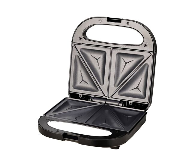 Swiss home petit sandwich maker 750w preto brilhante com revestimento antiaderente