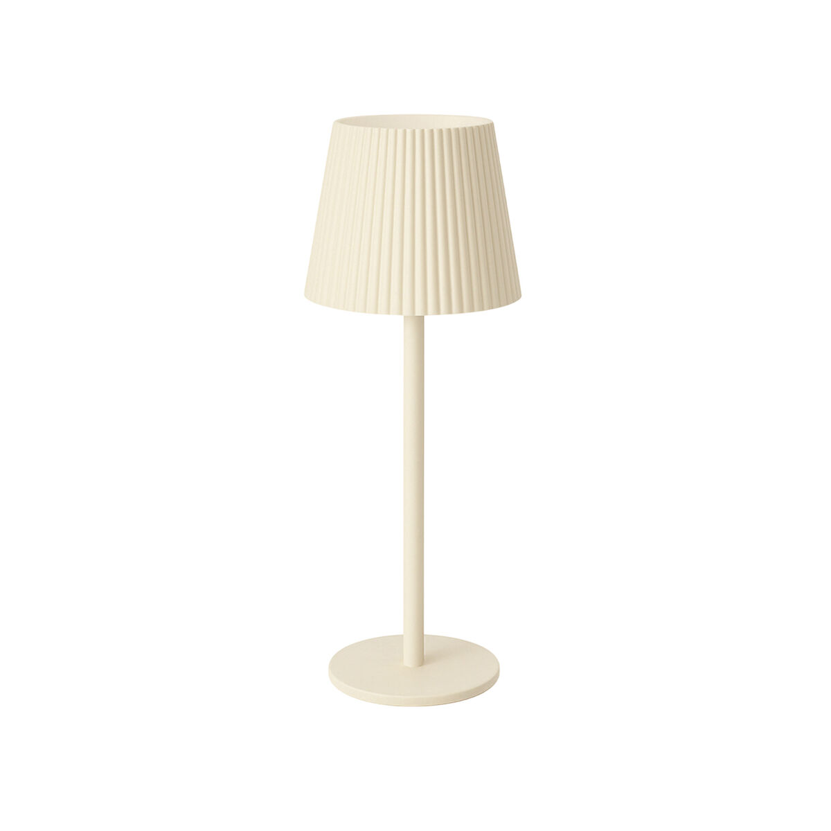 Luminária de mesa led recarregável well home cema com 32 luzes brancas quentes e 4 níveis de brilho ø36,2x10,5cm
