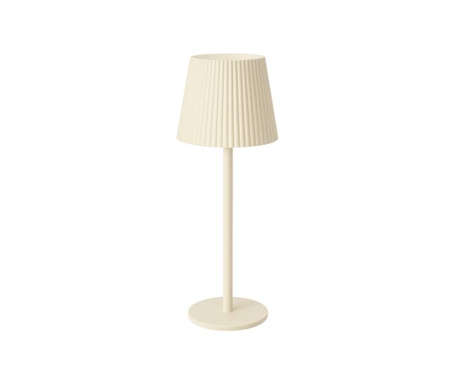 Luminária de mesa led recarregável well home cema com 32 luzes brancas quentes e 4 níveis de brilho ø36,2x10,5cm