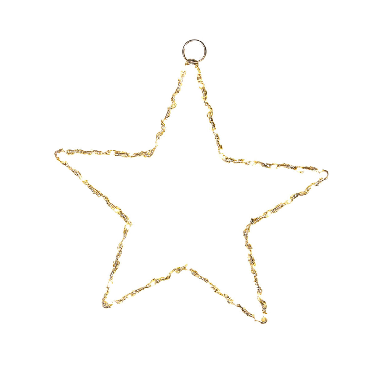 Well home star light com 120 luzes led brancas quentes 30x30x0,5 cm