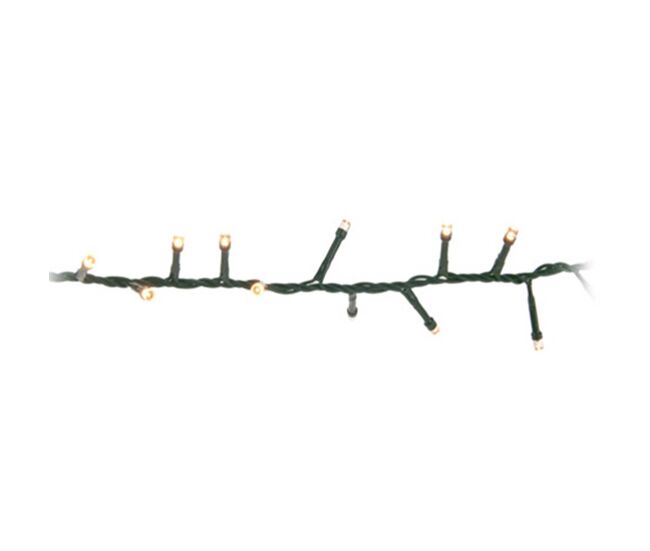Luzes de guirlanda de natal well home com 700 leds brancos extra quentes - 14 metros