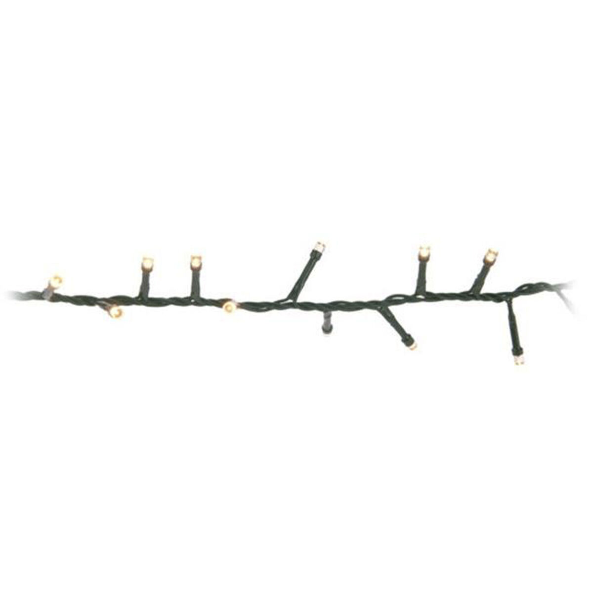 Luzes de guirlanda de natal well home com 400 leds brancos quentes - 8 metros