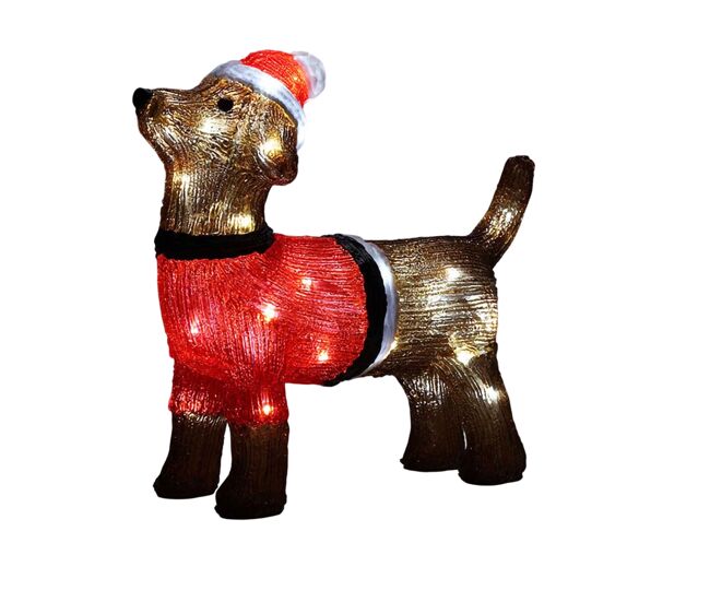 Decoração de natal para filhotes well home com 40 luzes led