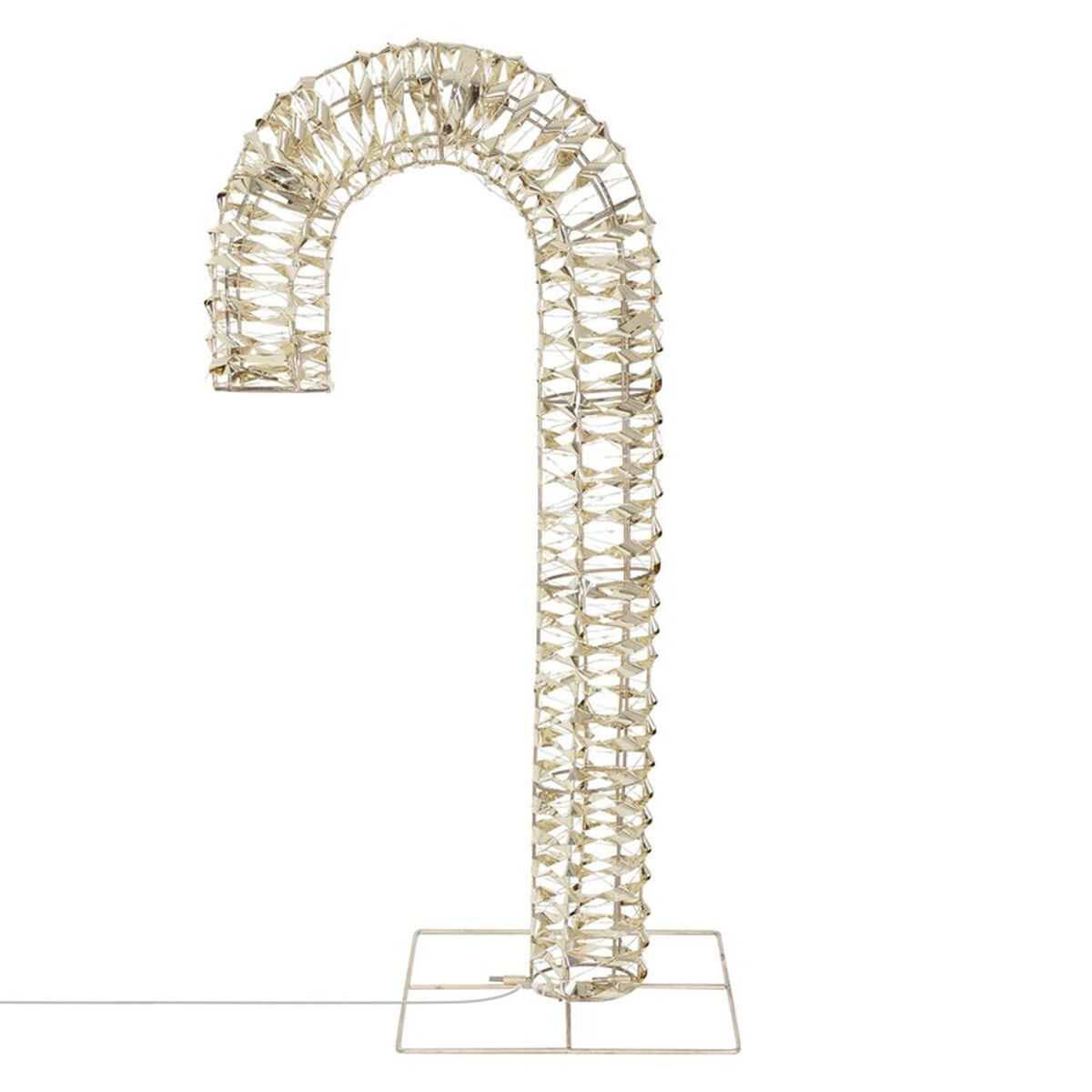 Bengala de doces iluminada well home com 400 micro leds 75x10x34cm