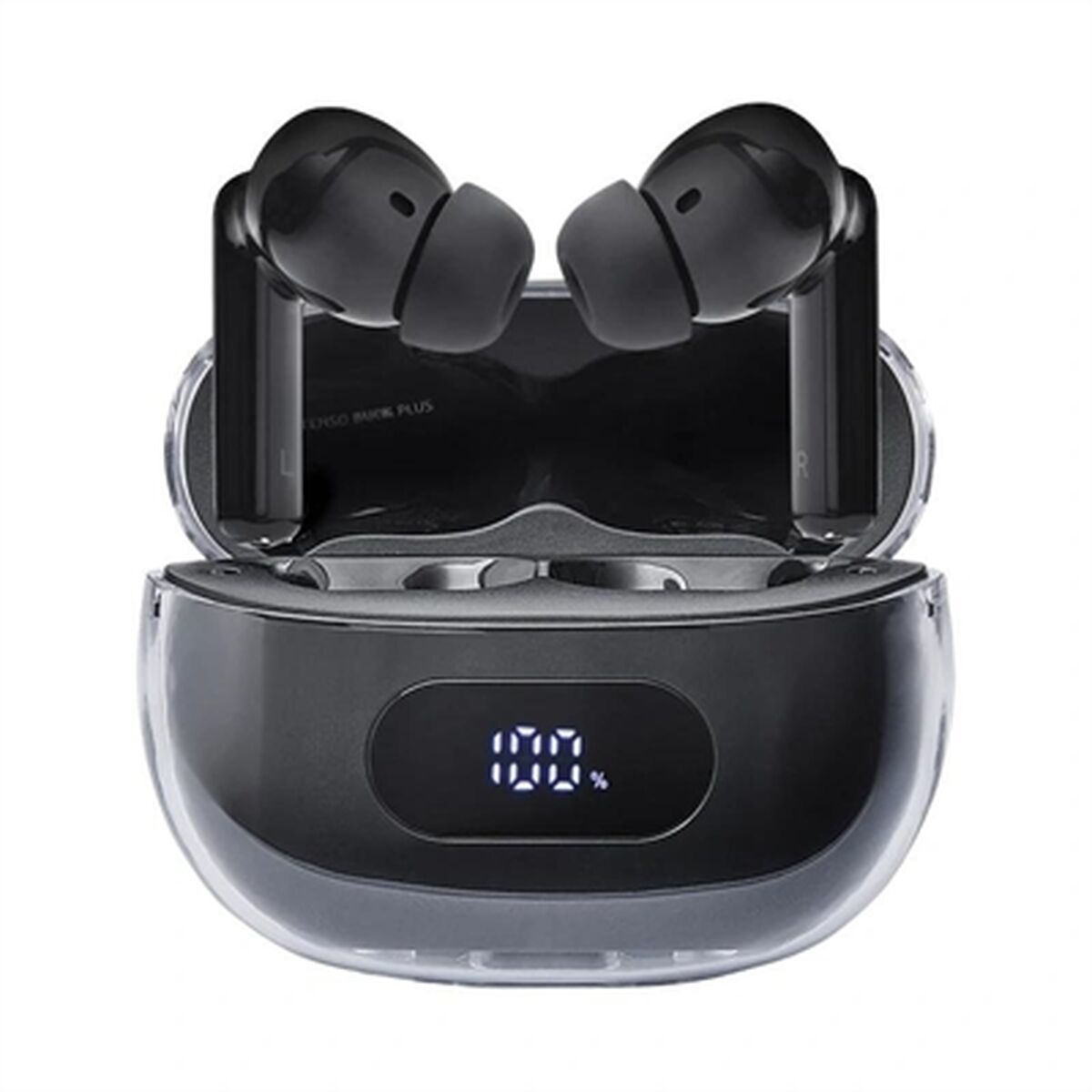 Auriculares com microfone intenso buds plus auriculares tws anc+enc branco