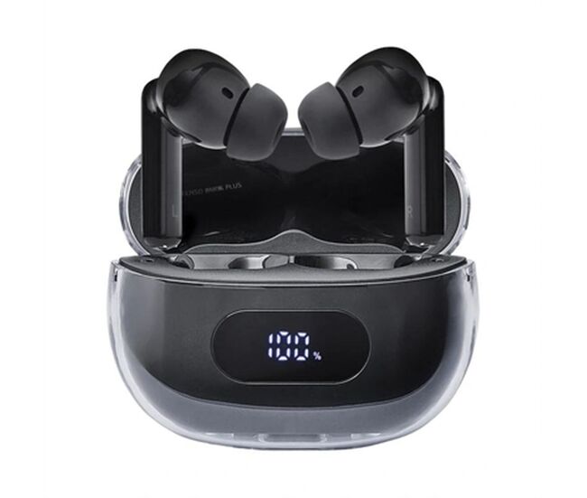 Écouteurs com microfone intenso buds plus écouteurs tws anc+enc blanc
