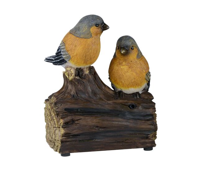 Figura decorativa para jardim progarden com som ave figura decorativa multicolor polipropileno