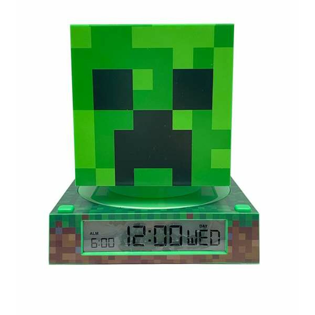 Lâmpada de mesa minecraft verde