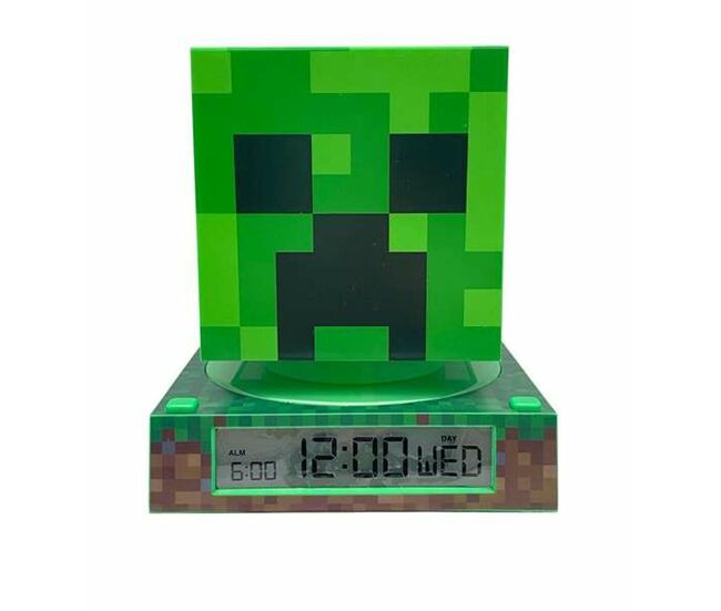 Lâmpada de mesa minecraft verde