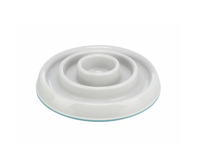 Comedouro para cão trixie slow feeding gris ø 23 cm 450 ml