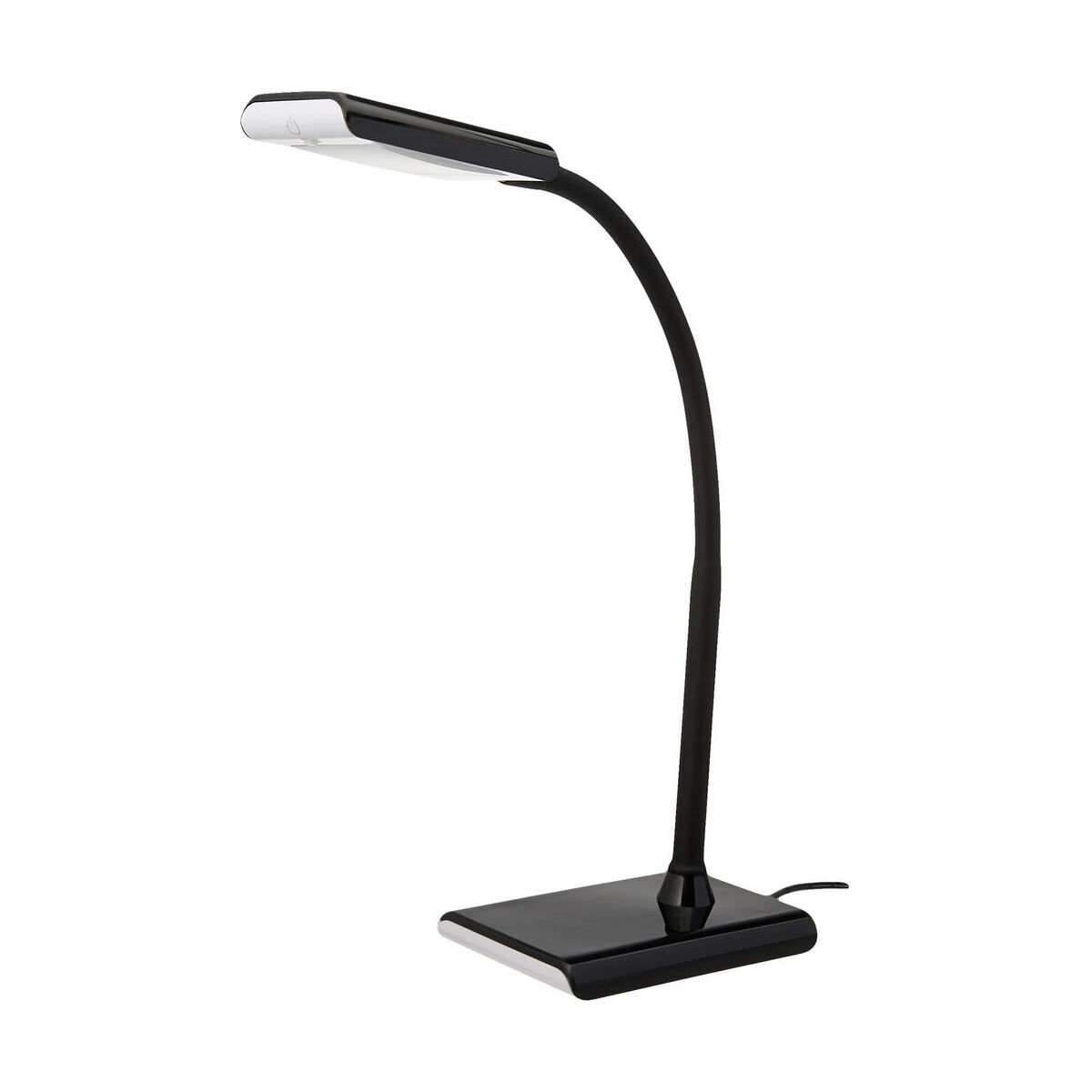 Lâmpada de secretária edm 30117 preto polipropileno 7 w 400 lm 9 x 13 x 33 cm flexo/lâmpada de secretária