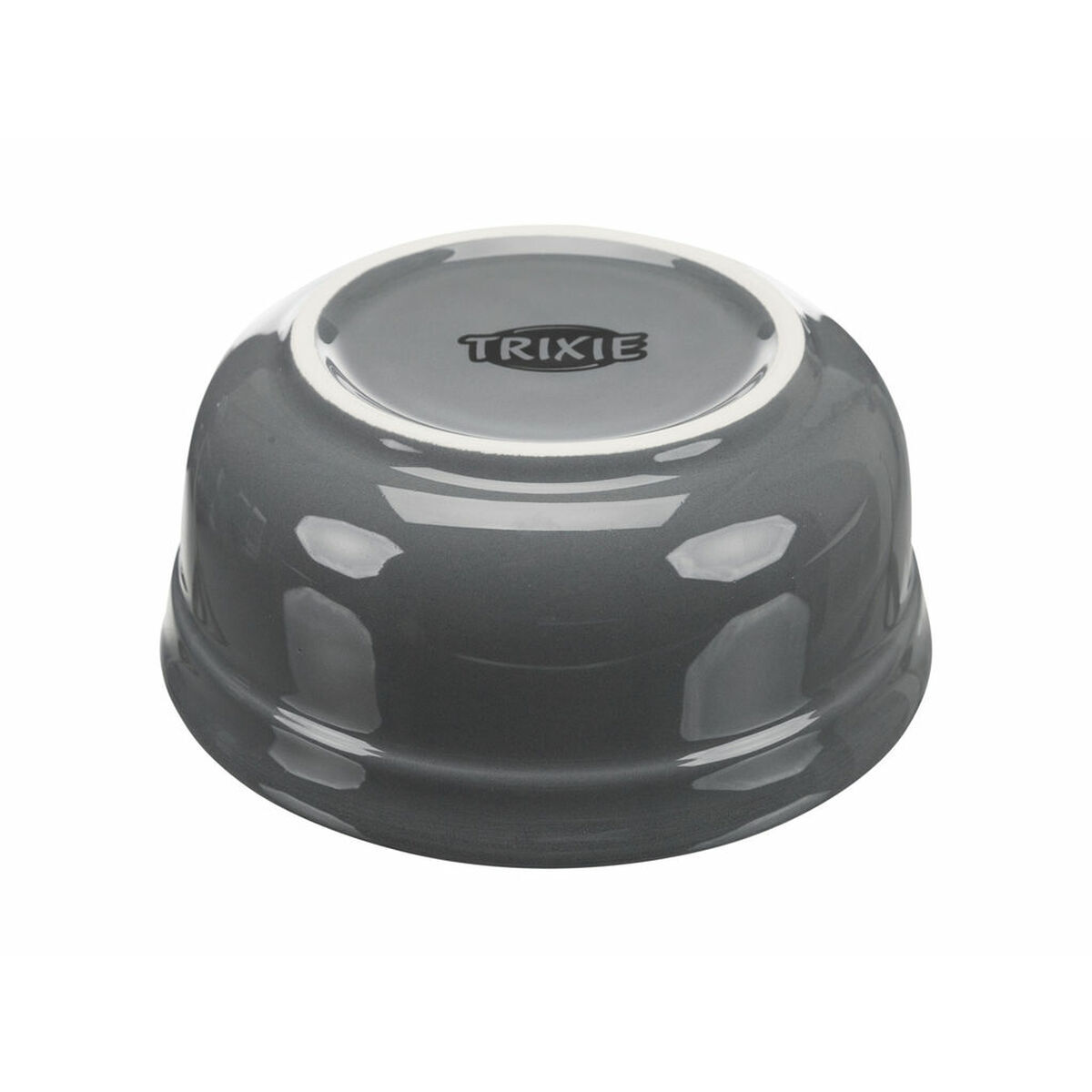 Comedouro para cão trixie bleu gris gris claro cerâmica ø 15 cm 2 x 600 ml (2 unidades)