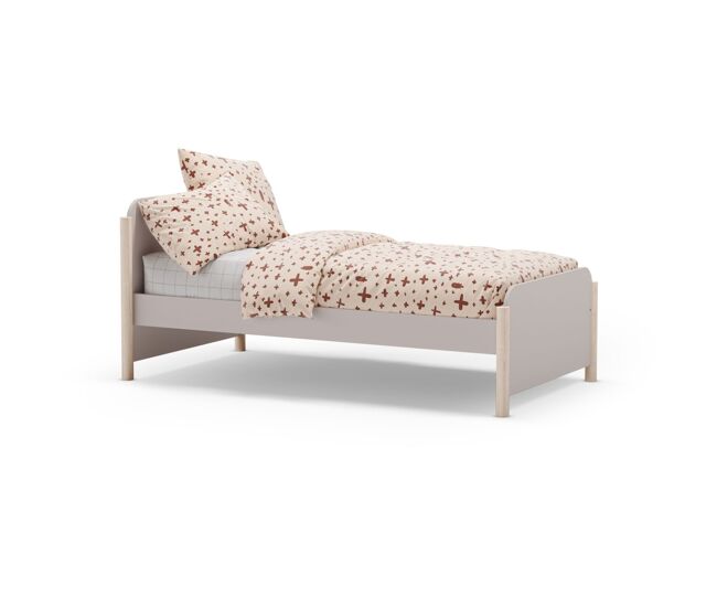 Cama juvenil misty dawn beige - oak soft 200 x 70 x 92 cm
