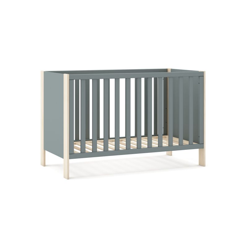 Berço misty breeze verde salvia - oak soft 123,2 x 80 x 65,5 cm