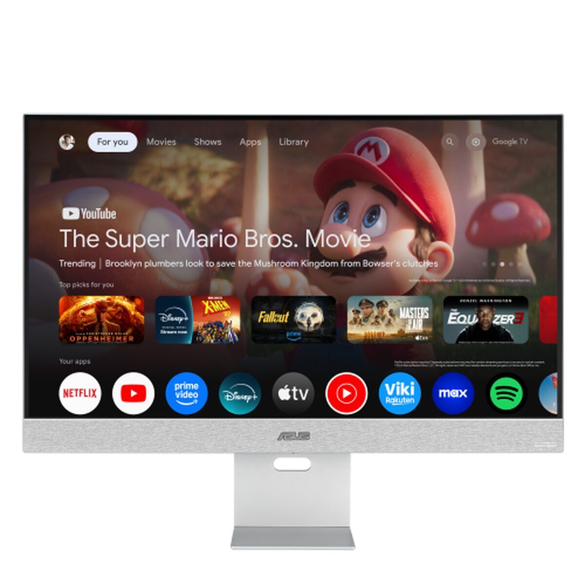 ASUS ZenScreen MS32UC écran plat de PC 80 cm (31.5") 3840 x 2160 pixels 4K Ultra HD LED Gris, Blanc