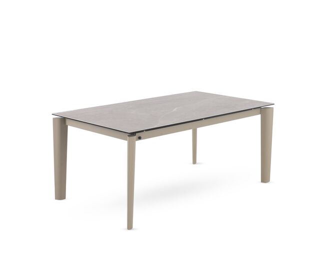 Mesa extensível 180/250x100 com tampo cerâmico