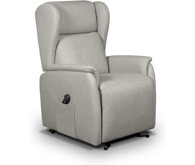 Poltrona elevatória häusbed ankor, 2 motores power lift com carrinho – gris claro