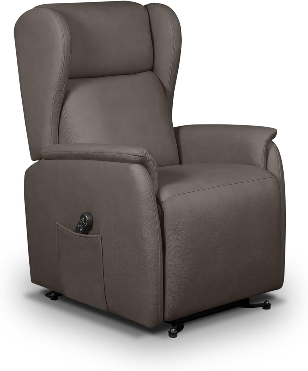 Poltrona elevatória häusbed avalon, 2 motores power lift – taupe