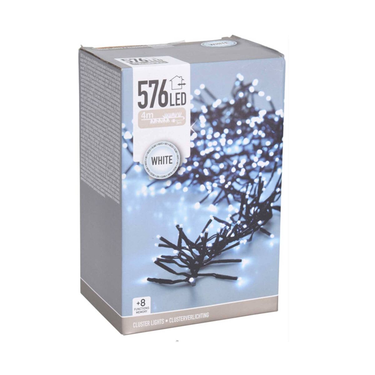 Well home 576 luzes de led com 8 funções - 4,2 metros