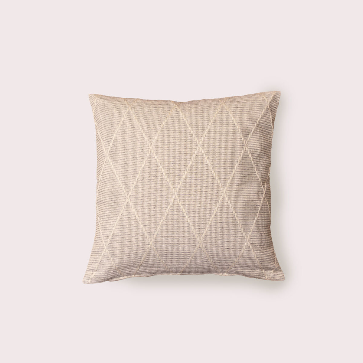 Naturals - capa de almofada estampada - sem enchimento - 50x50 cm - 80% algodão - 20% poliéster - jacquard - terra cinza