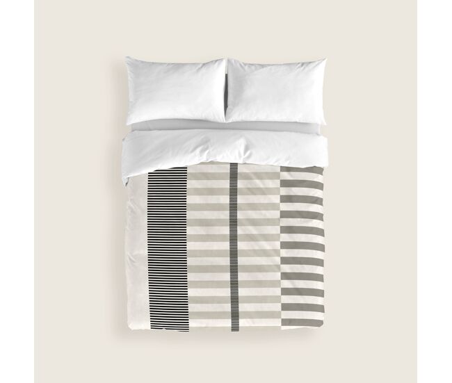 Naturals - capa de edredão estampada cama 105 - algodão extra macio - inclui 1 ou 2 fronhas - robert