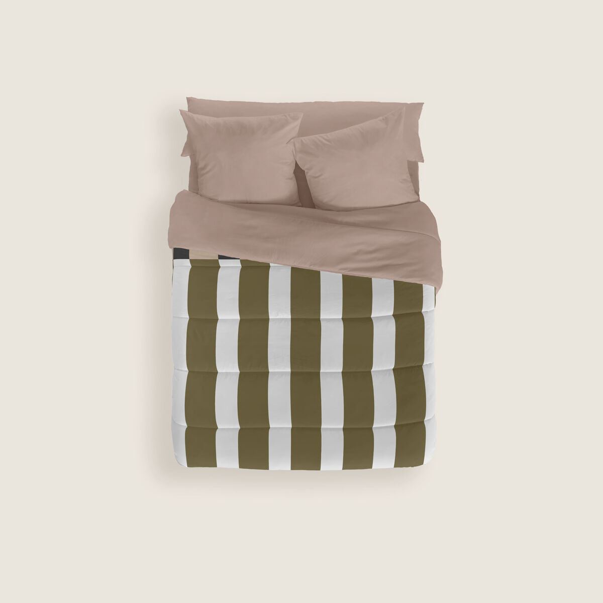 Naturals - edredom nórdico estampado cama 90 - 100% poliéster microfibra - 300g - pipe