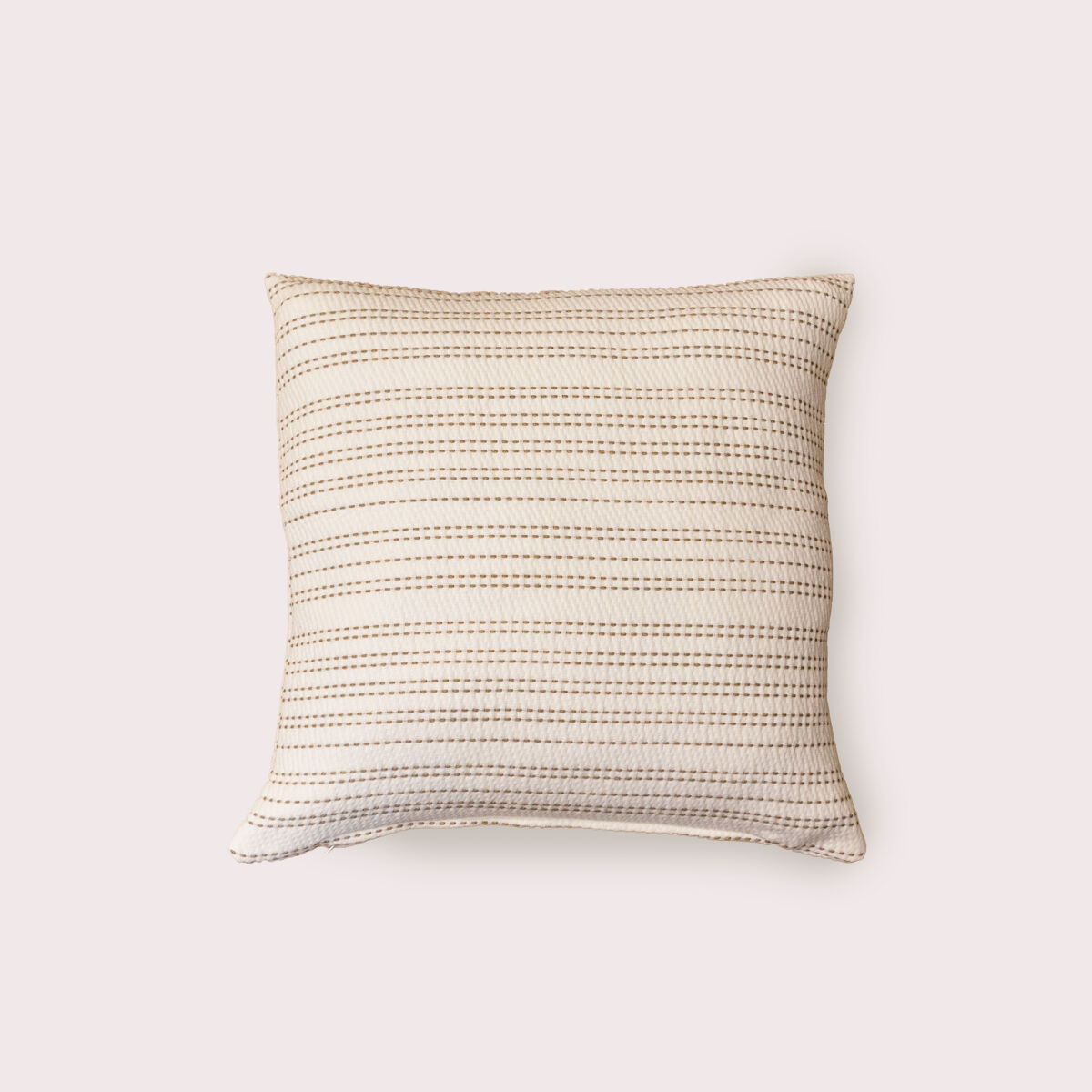 Naturals - capa de almofada estampada - sem enchimento - 50x50 cm - 50% algodão - 50% poliéster - jacquard - alba bege