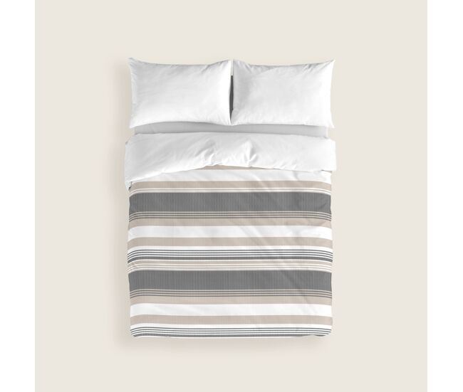 Naturals - capa de edredão estampada cama 90 - algodão extra macio - inclui 1 ou 2 fronhas - william