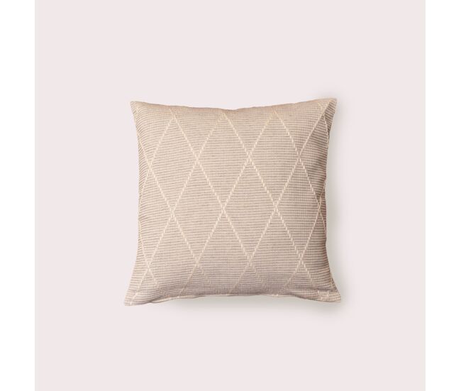 Naturals - capa de almofada estampada - sem enchimento - 50x70 cm - 80% algodão - 20% poliéster - jacquard - terra cinza