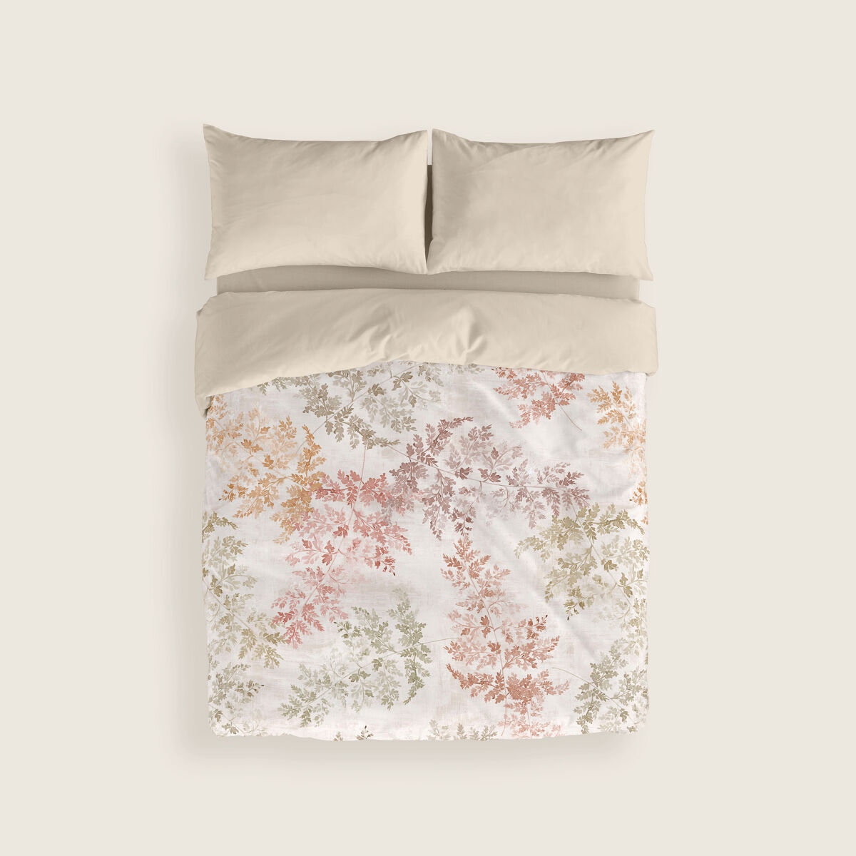 Naturals - capa de edredão estampada cama 105 - algodão extra macio - inclui 1 ou 2 fronhas - highlands