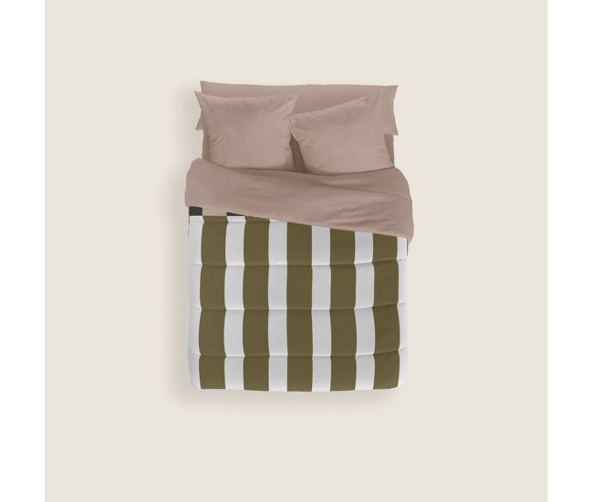 Naturals - edredom nórdico estampado cama 135 - 100% poliéster microfibra - 300g - pipe