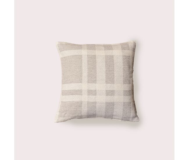 Naturals - capa de almofada estampada - sem enchimento - 50x70 cm - 80% algodão - 20% poliéster - jacquard - siena cinza