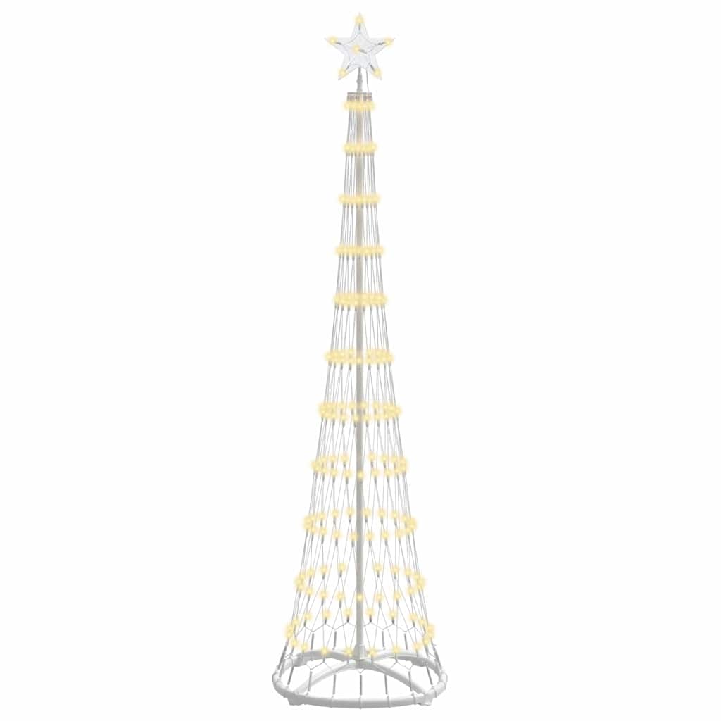 árvore de natal - pinheiro de natal led branco quente 51 x 51 x 190 cm metal