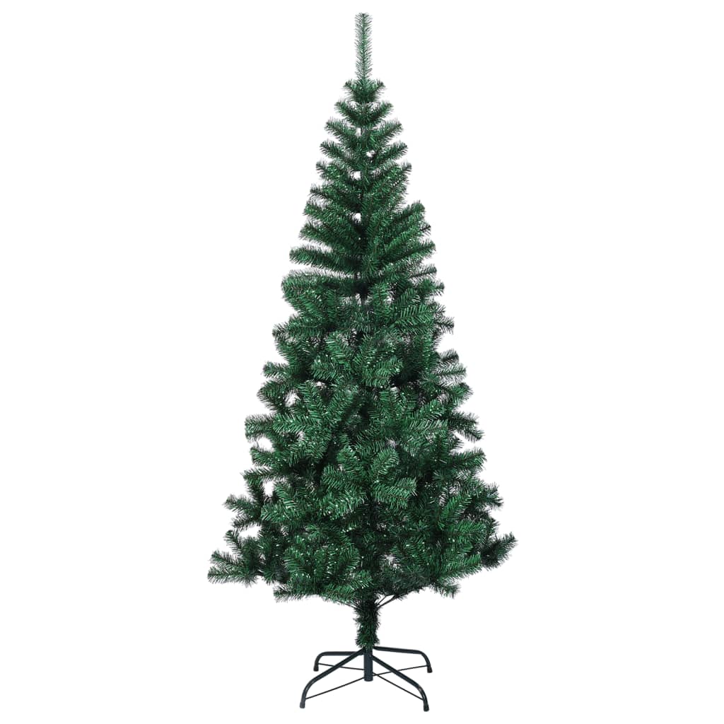 árvore natal - pinheiro de natal artificial c/ pontas iridescentes 150 cm pvc verde