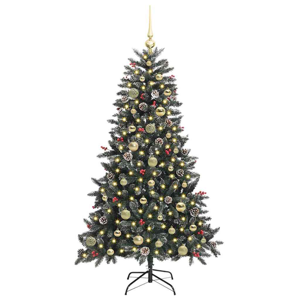 árvore de natal - pinheiro de natal artificial verde 83,5 x 83,5 x 150 cm
