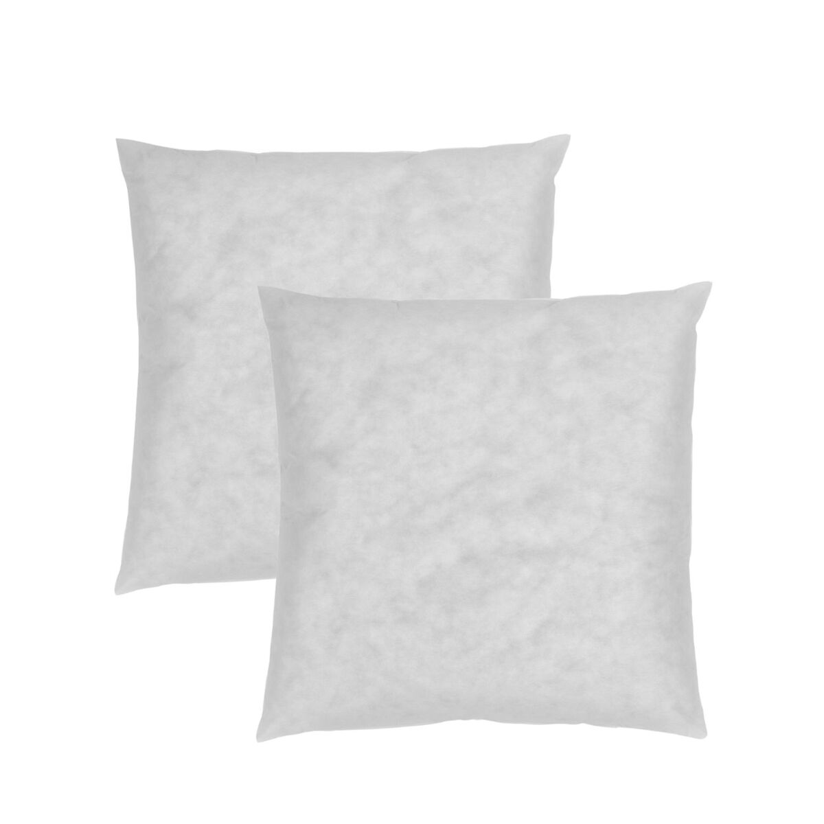 Pack 2 enchimentos de almofada 60x60cm fibra oca fusionhome