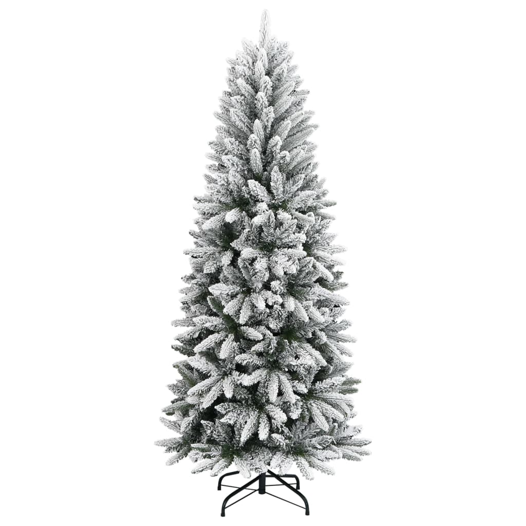 árvore de natal - pinheiro de natal artificial com neve pvc & pe 150 cm