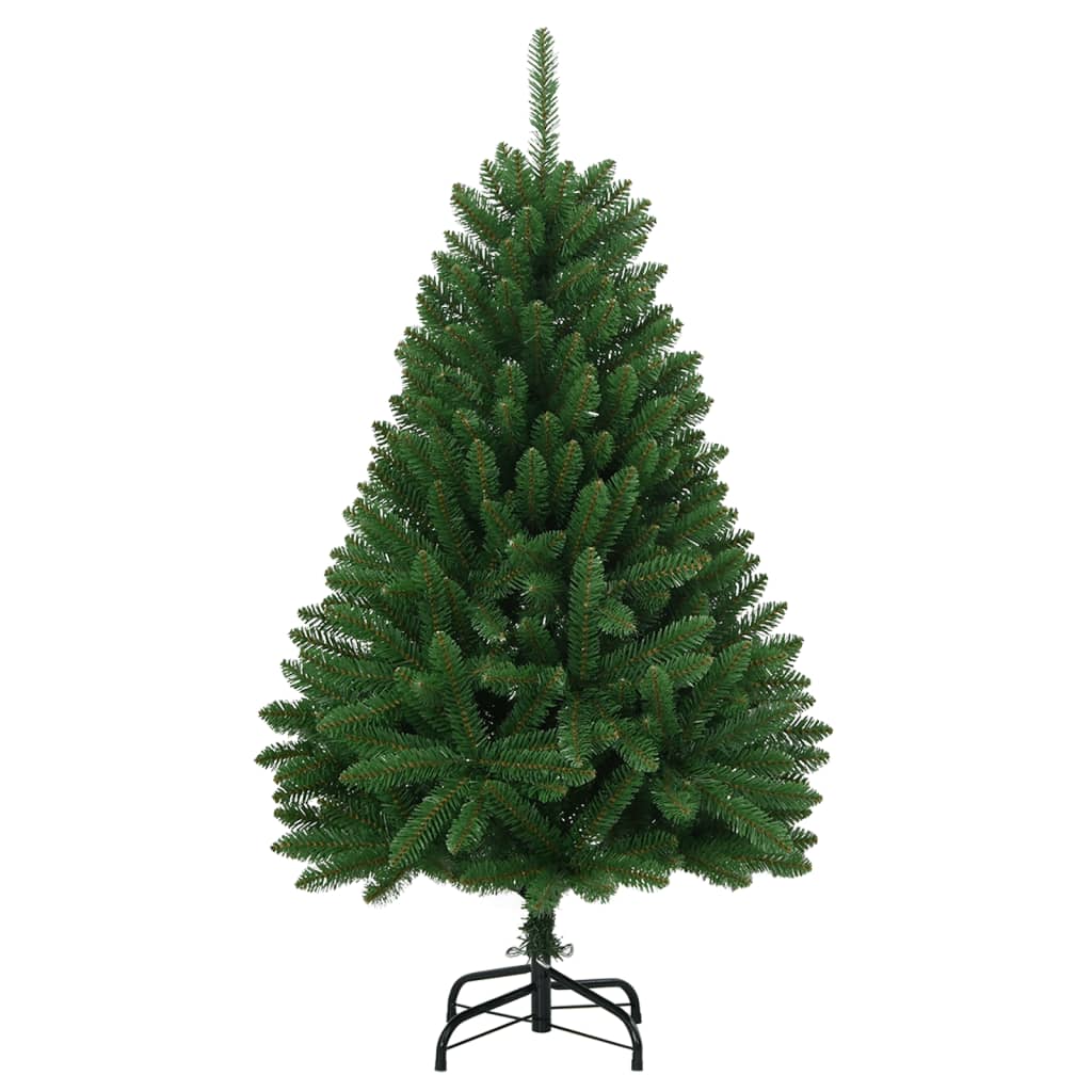 árvore de natal - pinheiro de natal artificial articulada com suporte 120 cm verde