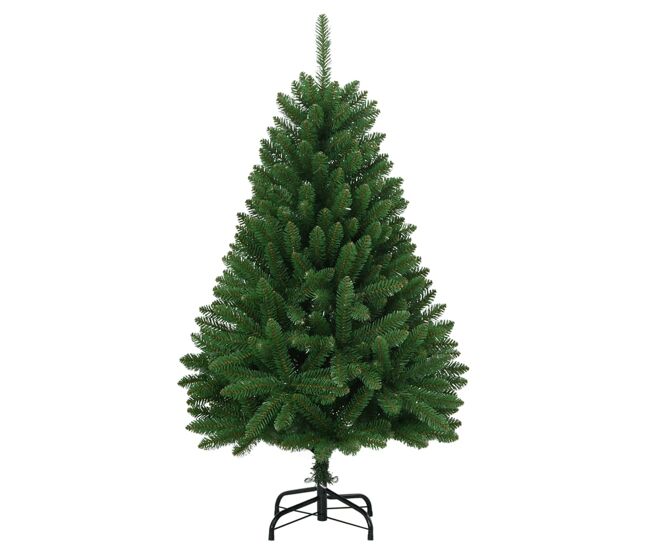 árvore de natal - pinheiro de natal artificial articulada com suporte 120 cm verde