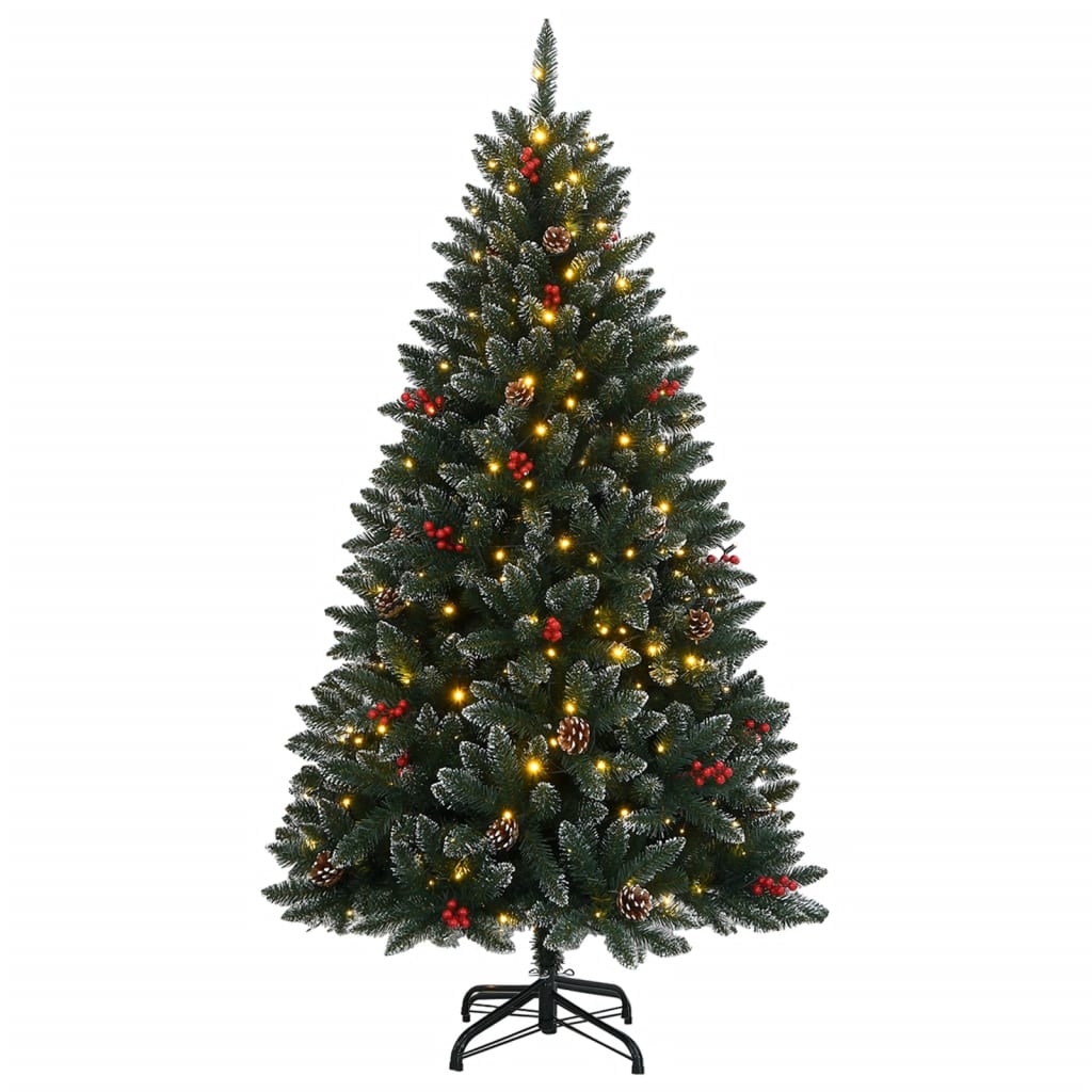 árvore de natal - pinheiro de natal artificial com 150 luzes led 150 cm