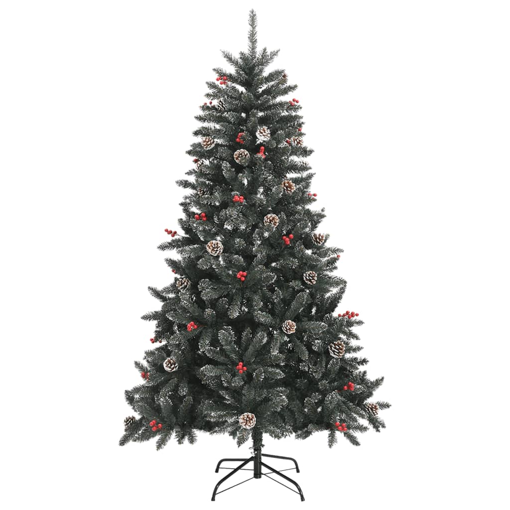 árvore de natal - pinheiro de natal artificial com suporte 150 cm pvc verde