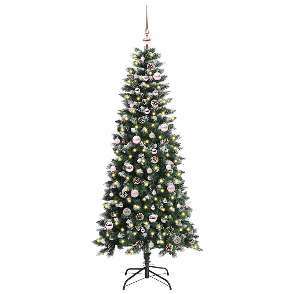 árvore de natal - pinheiro de natal artificial com 150 leds verde 66 x 66 x 150 cm