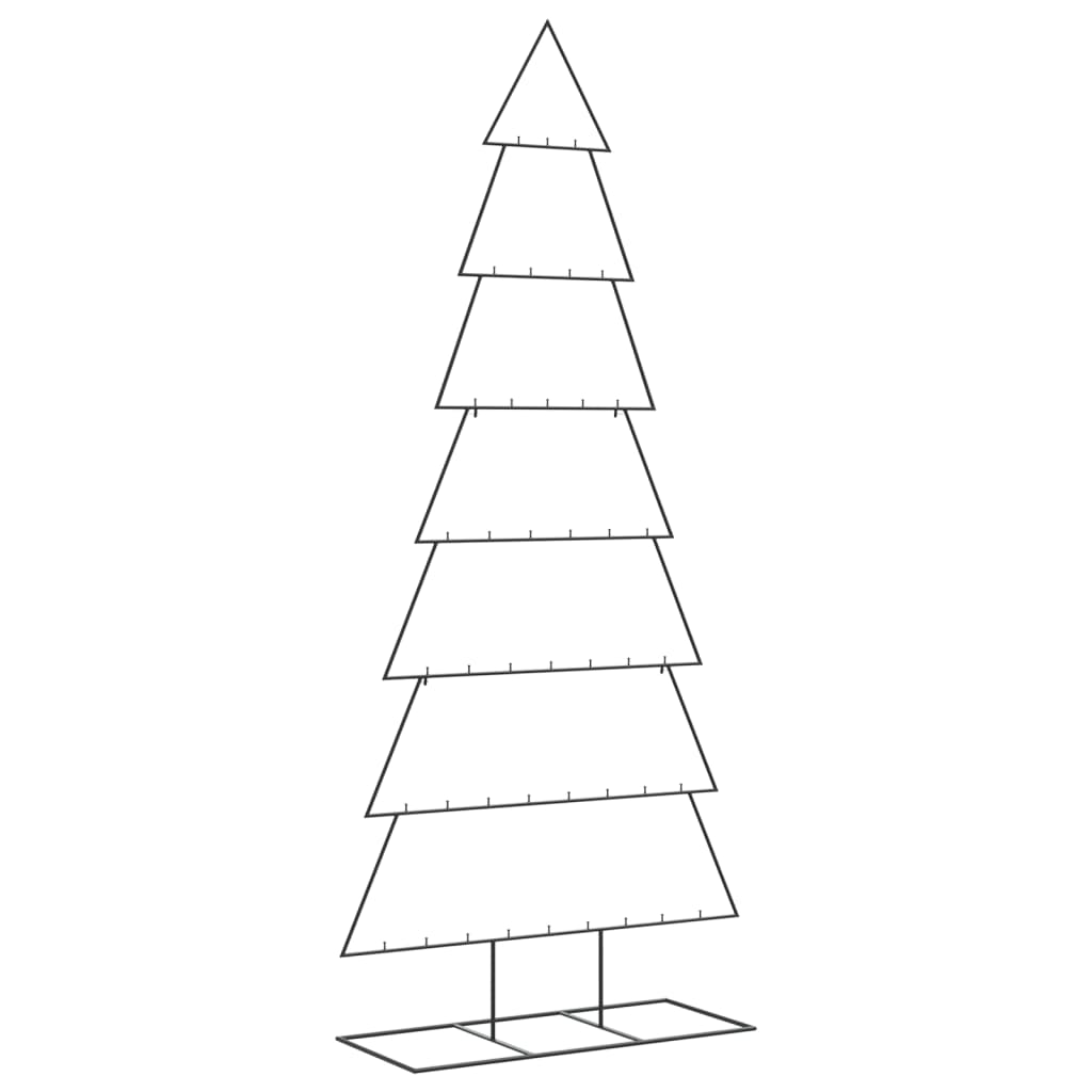 árvore de natal - pinheiro de natal para decoração 210 cm metal preto