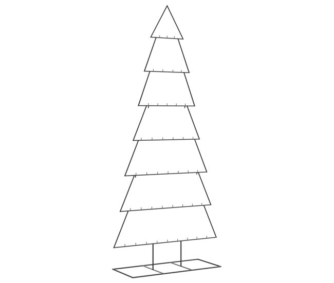árvore de natal - pinheiro de natal para decoração 210 cm metal preto