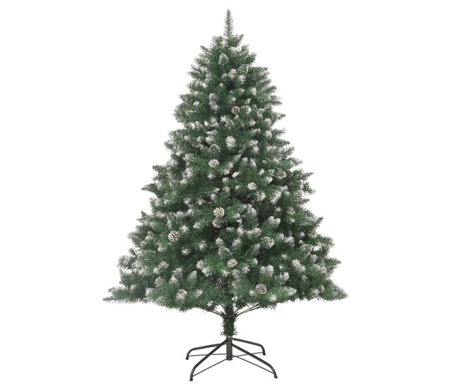 árvore de natal - pinheiro de natal artificial com suporte 210 cm pvc