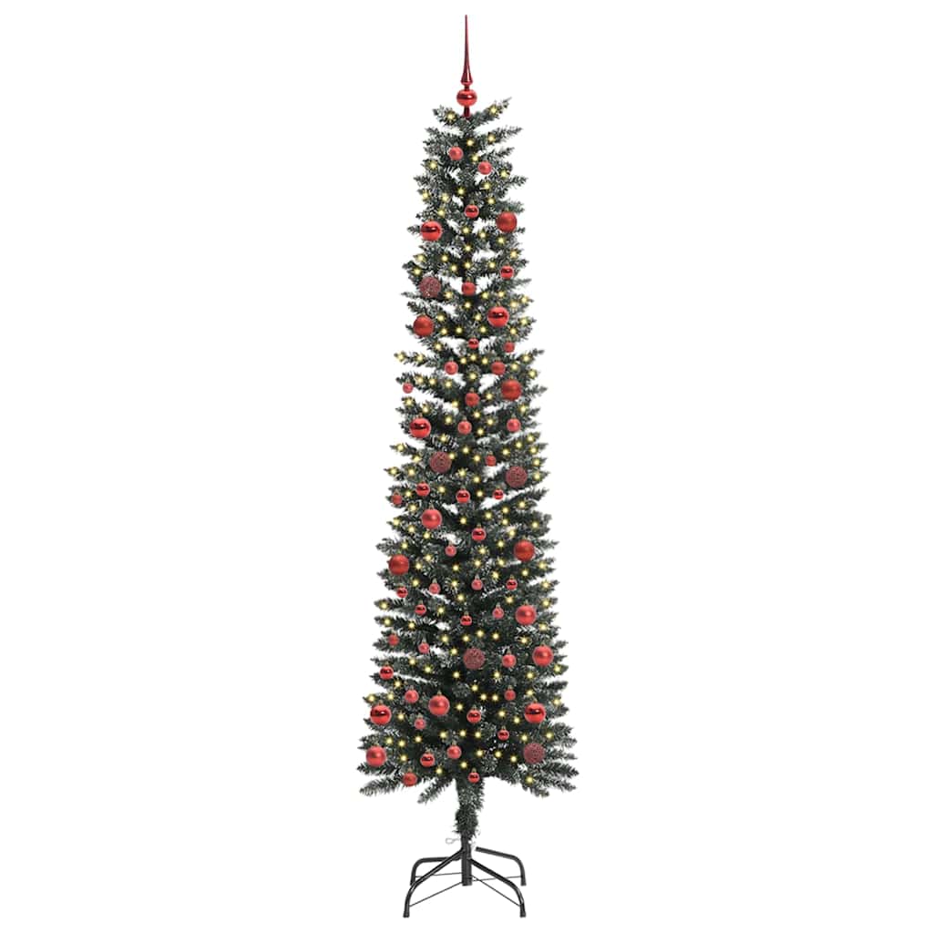 árvore de natal - pinheiro de natal artificial com 300 leds verde 58 x 58 x 210 cm