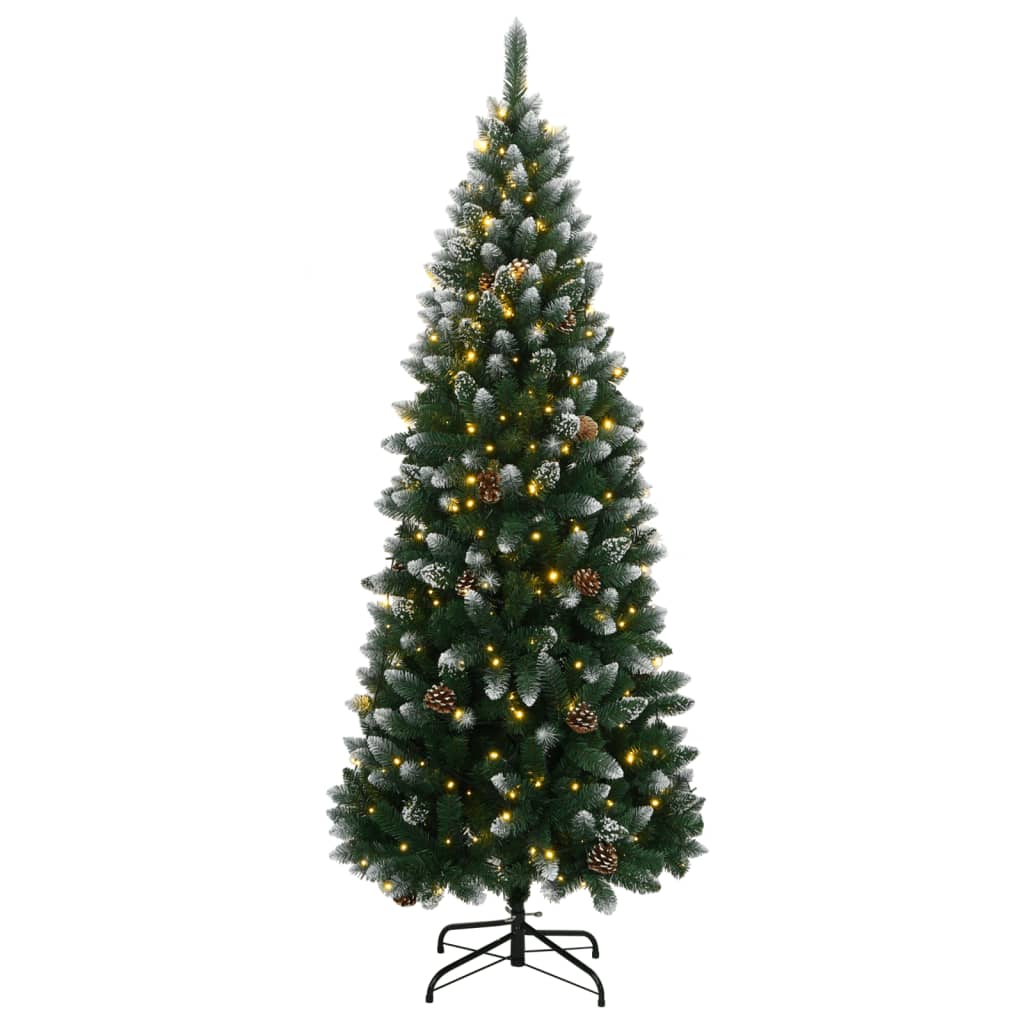 árvore de natal - pinheiro de natal artificial com 150 luzes led 120 cm