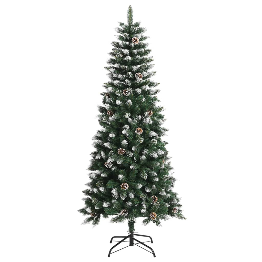 árvore de natal - pinheiro de natal artificial com suporte 150 cm pvc verde