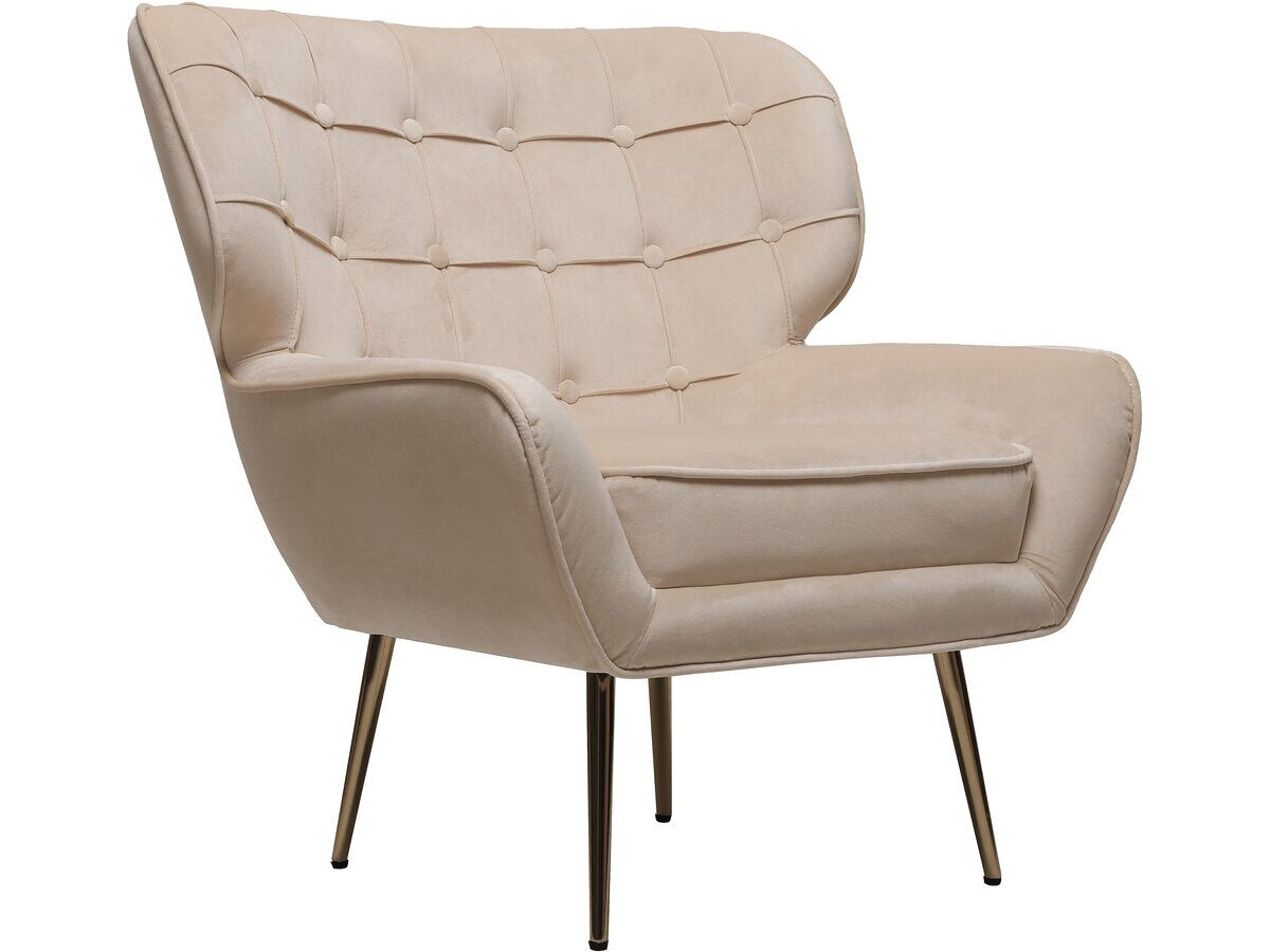 Poltrona de veludo “Austin”