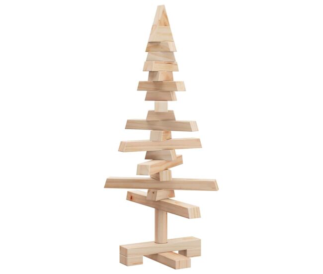 árvore de natal - pinheiro de natal decorativa 60 cm madeira de pinho maciça